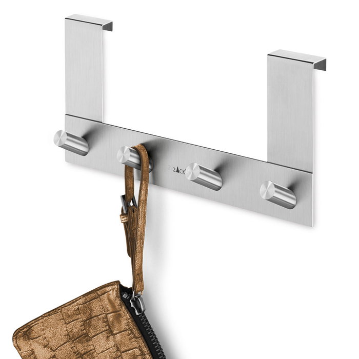 Zack Colgador Puerta 4 Ganchos Exit 27x15 cm